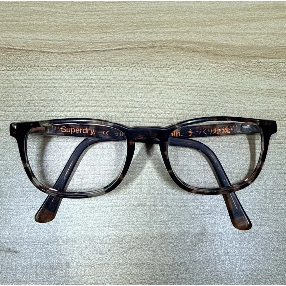 Superdry Eyeglasses Lincoln Tortoise 51-18-140 C.105 Frame only